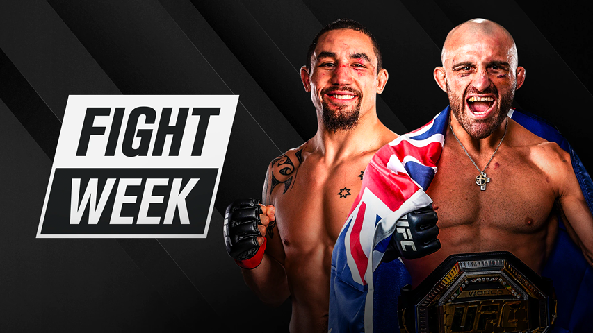 Fight Week: UFC 318