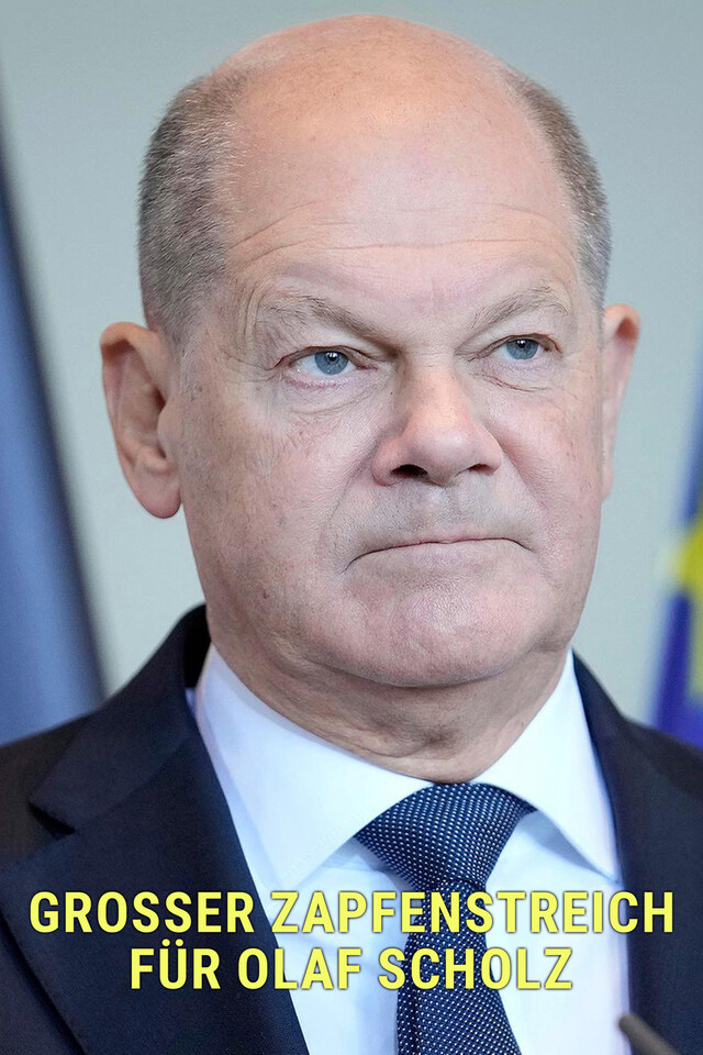 Großer Zapfenstreich für Olaf Scholz