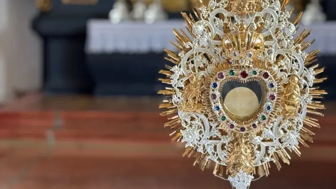 Katholischer Gottesdienst an Fronleichnam